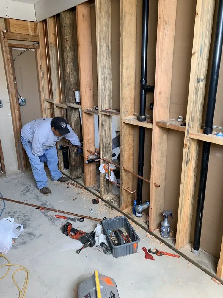 Commercial rough-in plumbing for Water Heater Replacement in Powder Springs